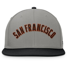 San Francisco Giants Fanatics Clubhouse Dugout Fitted Hat - Gray/Black Hats