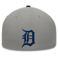Detroit Tigers Fanatics Clubhouse Dugout Fitted Hat - Gray/Navy Hats