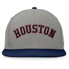 Houston Astros Fanatics Clubhouse Dugout Fitted Hat - Gray/Navy Hats