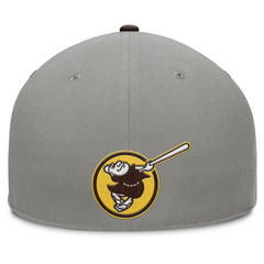 San Diego Padres Fanatics Clubhouse Dugout Fitted Hat - Gray/Brown Hats