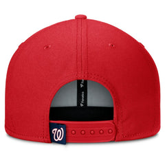 Washington Nationals Fanatics Clubhouse Splitter Snapback Hat - Red/Navy Hats