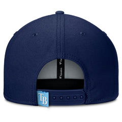Tampa Bay Rays Fanatics Clubhouse Splitter Snapback Hat - Navy/Light Blue Hats