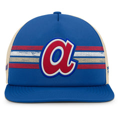 Atlanta Braves Fanatics Cooperstown Collection Powers Snapback Hat - Royal/Natural Hats