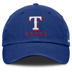 Texas Rangers Nike Club Adjustable Hat - Royal Hats
