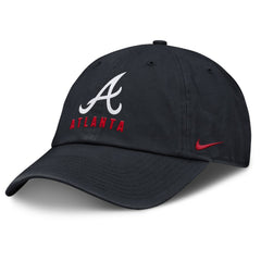Atlanta Braves Nike Club Adjustable Hat - Navy Hats