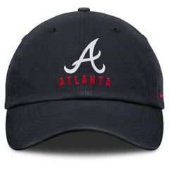 Atlanta Braves Nike Club Adjustable Hat - Navy Hats