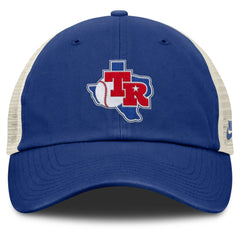 Texas Rangers Nike Cooperstown Collection Club Trucker Adjustable Hat - Royal/Natural Hats