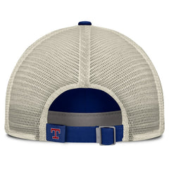 Texas Rangers Nike Cooperstown Collection Club Trucker Adjustable Hat - Royal/Natural Hats