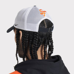 San Francisco Giants Nike Unisex 2025 City Connect Club Adjustable Trucker Hat - Black/White Hats