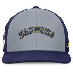 Seattle Mariners Nike Pro Performance Snapback Hat - Gray/Navy Hats