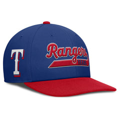 Texas Rangers Nike Pro Performance Snapback Hat - Royal/Red Hats
