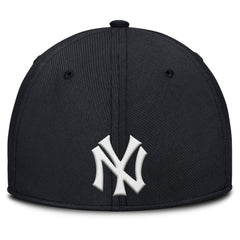 New York Yankees Nike Rise Swoosh Performance Flex Hat - Gray/Navy Hats