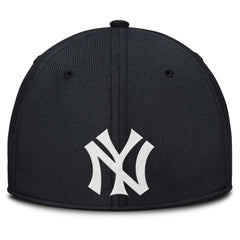 New York Yankees Nike Rise Swoosh Performance Flex Hat - Navy/Gray Hats