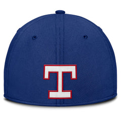 Texas Rangers Nike Rise Swoosh Performance Flex Hat - Royal/Red Hats