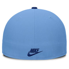 Chicago Cubs Nike Cooperstown Two-Tone Dri-FIT Round Bill True Fitted Hat - Light Blue Hats