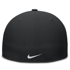 Arizona Diamondbacks Nike Wordmark Dri-FIT Round Bill True Fitted Hat - Black Hats