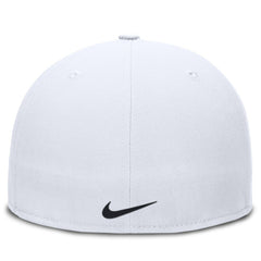 New York Yankees Nike Wordmark Dri-FIT Round Bill True Fitted Hat - White Hats