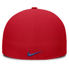 Philadelphia Phillies Nike Wordmark Dri-FIT Round Bill True Fitted Hat - Red Hats