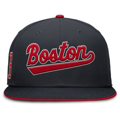 Boston Red Sox Nike Primetime Dri-FIT Round Bill True Fitted Hat - Navy Hats