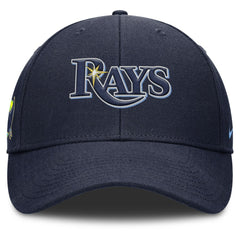 Tampa Bay Rays Nike Rise Gaberdine Adjustable Hat - Navy Hats