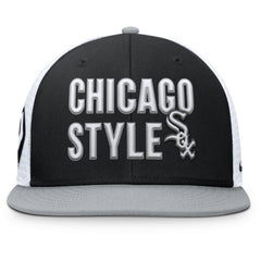 Chicago White Sox Nike Pro Trucker Snapback Hat - Black Hats