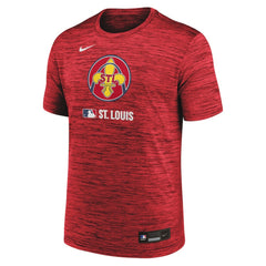 St. Louis Cardinals Nike Authentic Collection City Connect Velocity Dri-FIT T-Shirt - Red T-shirts