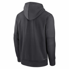 New York Mets Nike Authentic Collection City Connect Therma Pullover Hoodie - Anthracite Hoodies