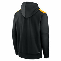 Pittsburgh Pirates Nike Authentic Collection City Connect Therma Pullover Hoodie - Black Hoodies