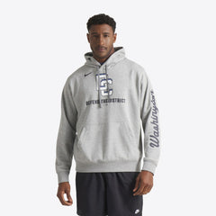 Washington Nationals Nike 2025 City Connect French Terry Club Pullover Hoodie - Heather Gray Hoodies