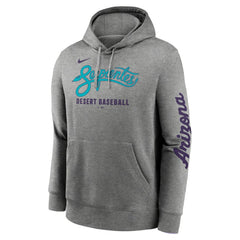 Arizona Diamondbacks Nike City Connect Club Hoodie - Heather Charcoal Hoodies