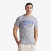 Washington Nationals Nike City Connect Script Tri-Blend T-Shirt - Heather Charcoal T-shirts