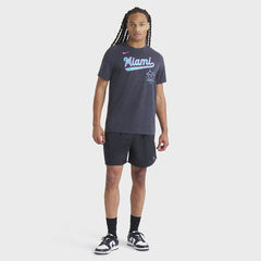 Miami Marlins Nike City Connect Script Tri-Blend T-Shirt - Heather Black T-shirts
