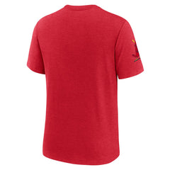 St. Louis Cardinals Nike Cooperstown Collection Eras Tri-Blend T-Shirt - Heather Red T-shirts
