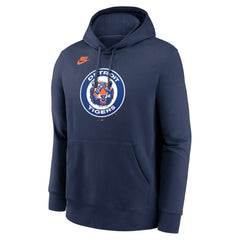 Detroit Tigers Nike Cooperstown Collection Logo Club Hoodie - Navy Hoodies
