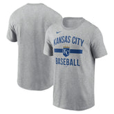 Kansas City Royals Nike Arched T-Shirt - Heather Gray T-shirts