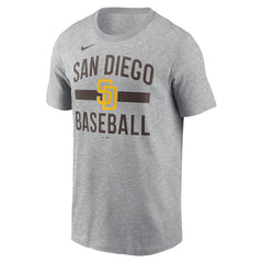 San Diego Padres Nike Arched T-Shirt - Heather Gray T-shirts