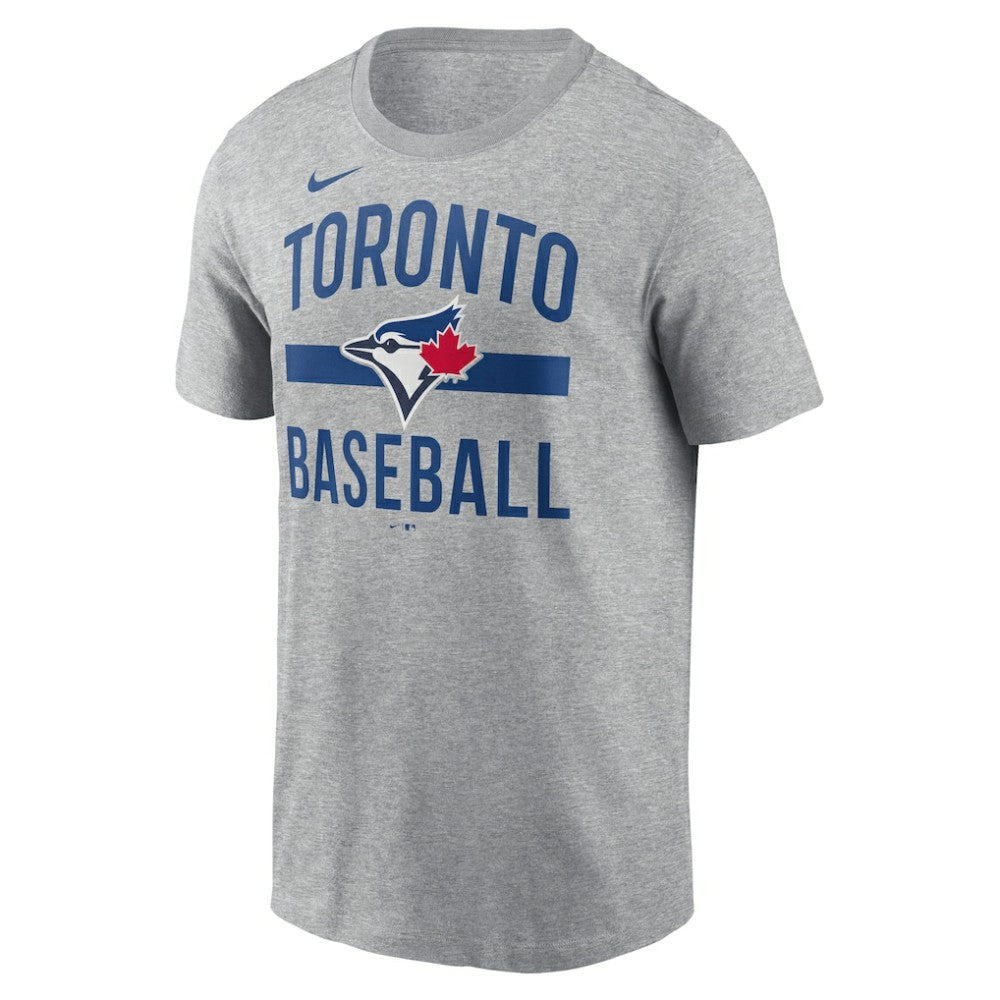 Toronto Blue Jays Nike Arched T-Shirt - Heather Charcoal T-shirts