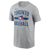 Toronto Blue Jays Nike Arched T-Shirt - Heather Charcoal T-shirts