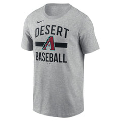 Arizona Diamondbacks Nike Arched T-Shirt - Heather Gray T-shirts