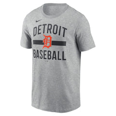 Detroit Tigers Nike Arched T-Shirt - Heather Gray T-shirts
