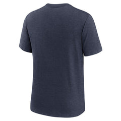 Atlanta Braves Nike Logo Tri-Blend T-Shirt - Heather Navy T-shirts