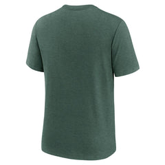 Athletics Nike Logo Tri-Blend T-Shirt - Heather Green T-shirts