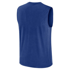 Texas Rangers Nike Knockout Dri-FIT Muscle Tank Top - Royal Tanks