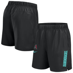 Arizona Diamondbacks Nike Woven Victory Dri-FIT Shorts - Black Shorts