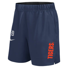 Detroit Tigers Nike Woven Victory Dri-FIT Shorts - Navy Shorts