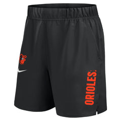 Baltimore Orioles Nike Woven Victory Dri-FIT Shorts - Black Shorts