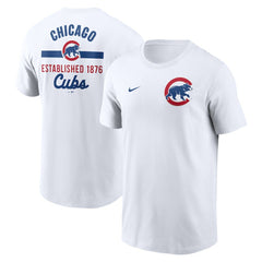 Chicago Cubs Nike 2-Hit T-Shirt - White T-shirts