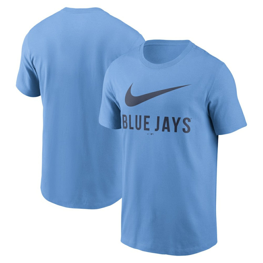 Toronto Blue Jays Nike Swoosh T-Shirt - Powder Blue T-shirts