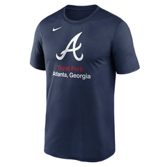 Atlanta Braves Nike Stadium Legend Performance T-Shirt - Navy T-shirts
