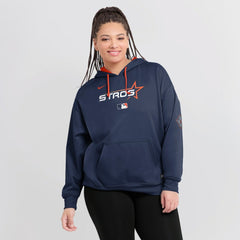 Houston Astros Nike Women's 2025 City Connect Authentic Collection Therma-FIT Hoodie - Navy Hoodies
